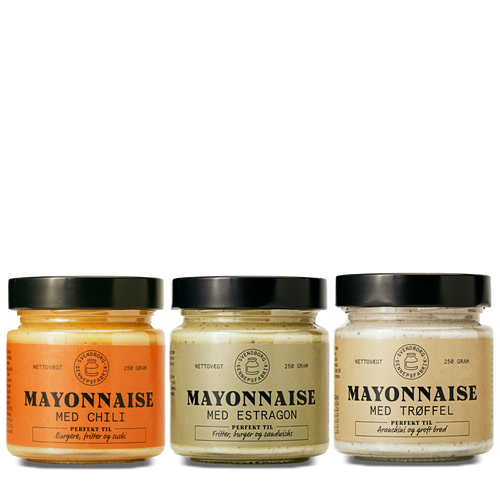 Bland selv mayo sampakke 3 stk.