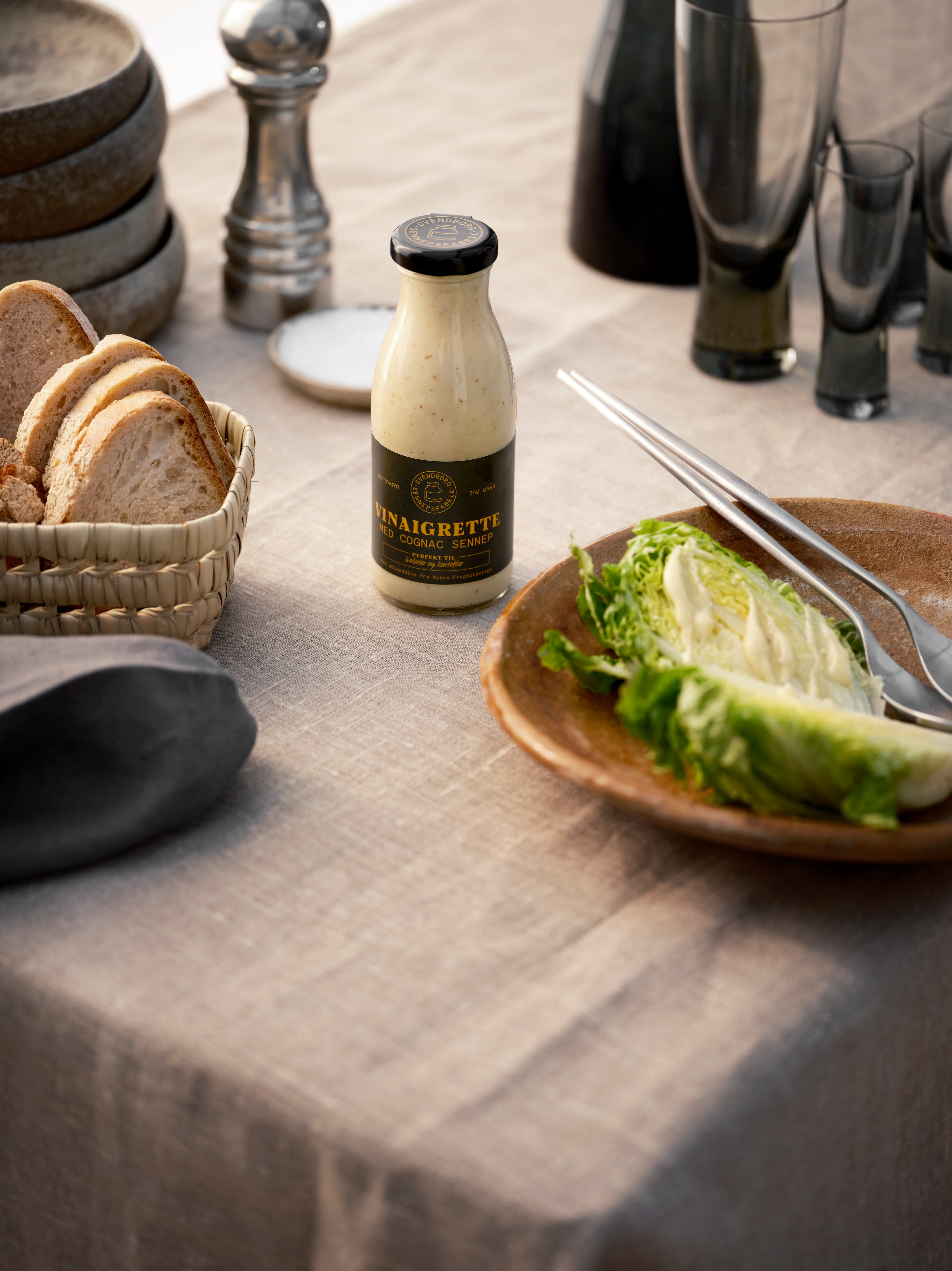 Vinaigrette med Cognac Sennep