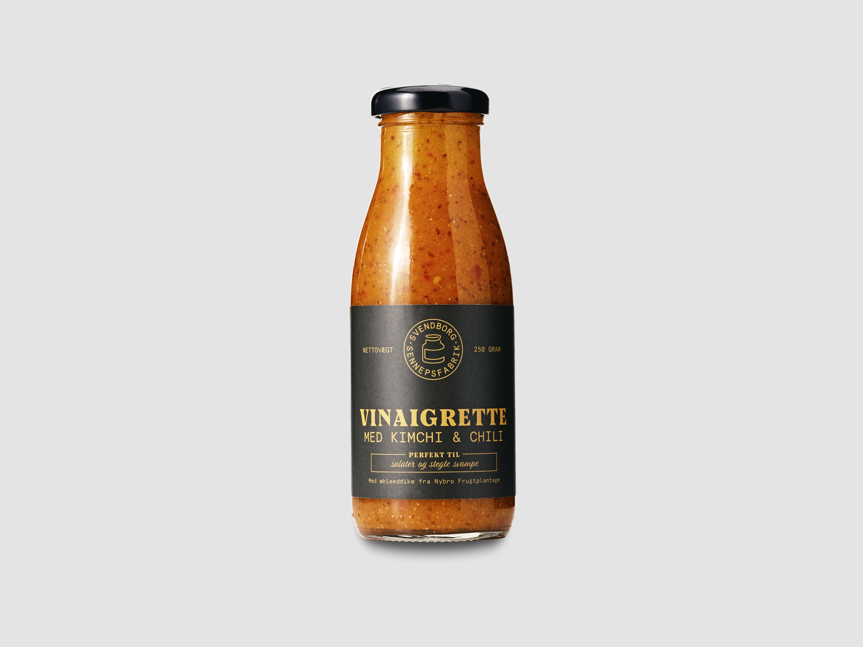 Vinaigrette med kimchi og chili